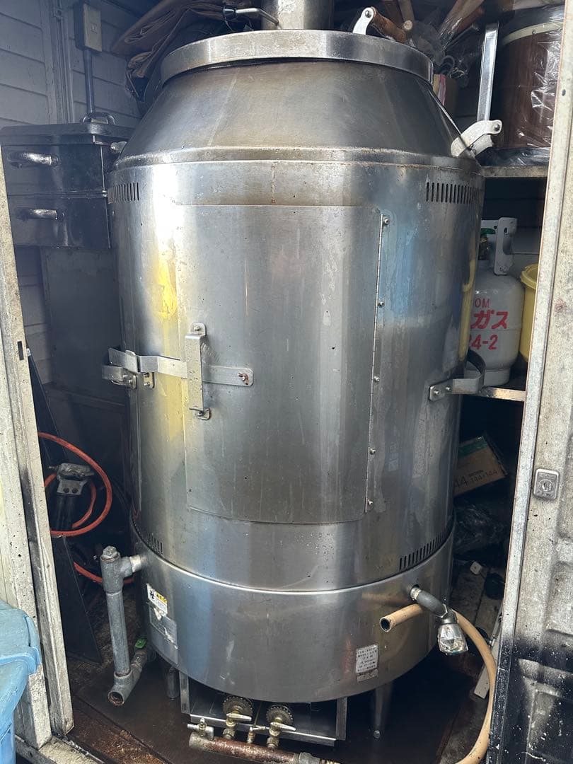 カモ焼釜 都市ガス 中古品 直接引取りのみ カモ焼釜 都市ガス 中古品 直接引取りのみ