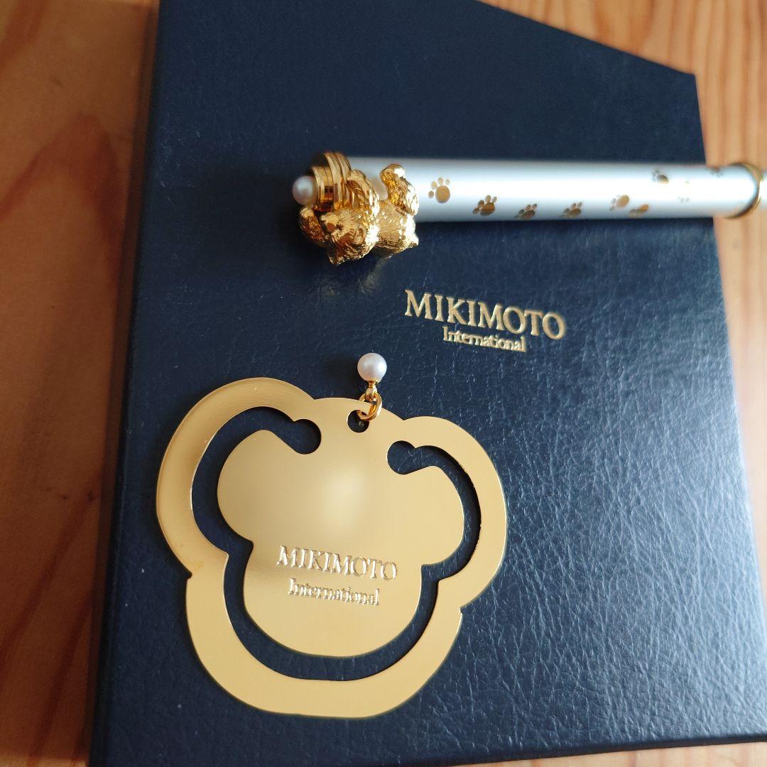 MIKIMOTO ミキモト クマボールペン＆しおり ベビーパール付き 未使用品