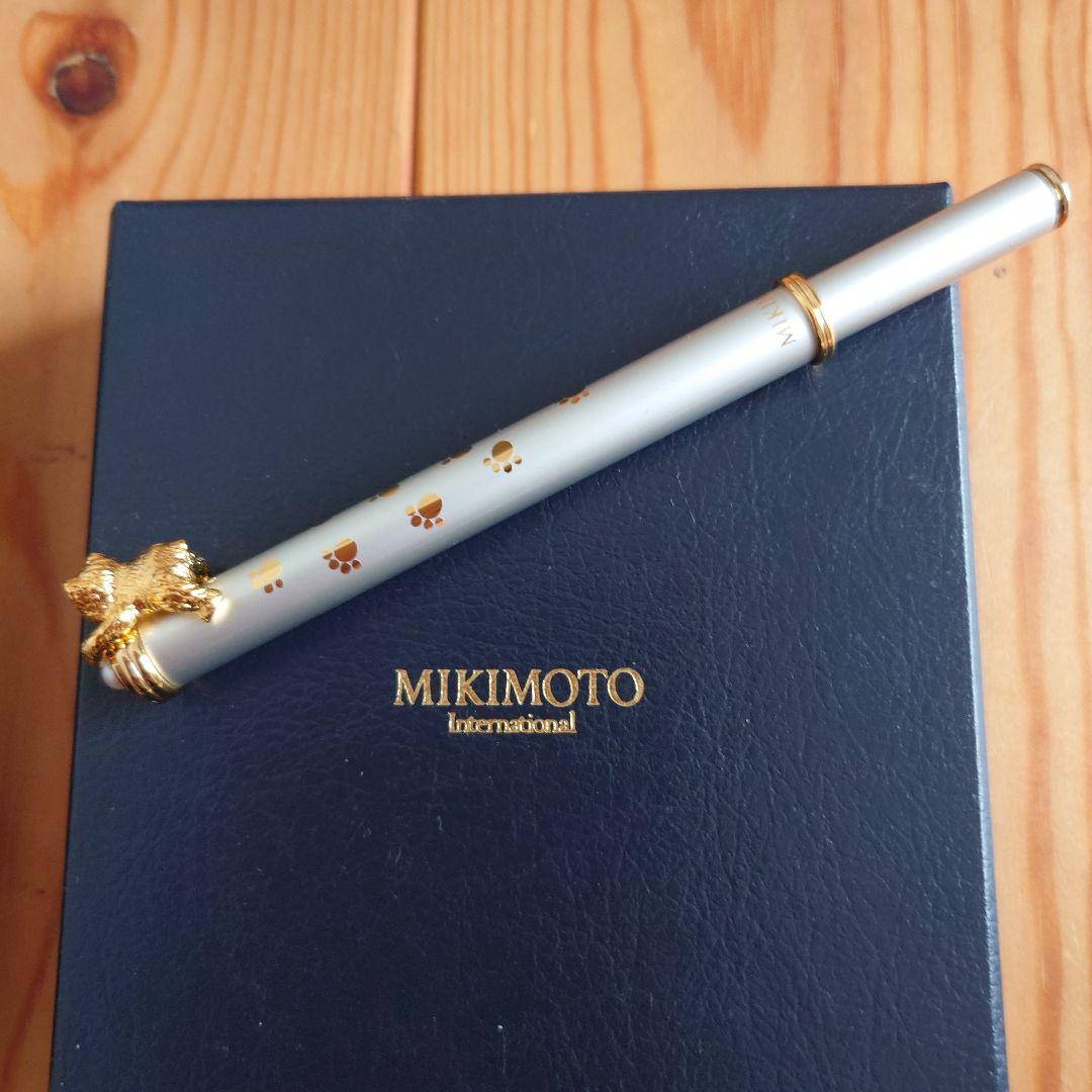 MIKIMOTO ミキモト クマボールペン＆しおり ベビーパール付き 未使用品