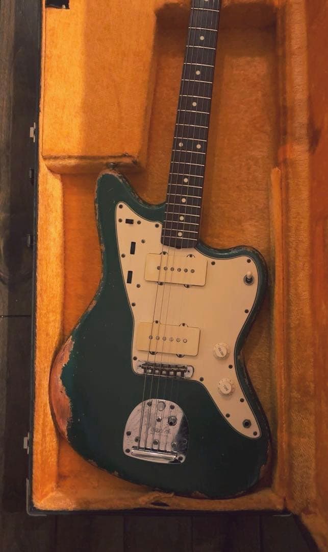 fender JAPAN JAZZMASTER グリーン レリック