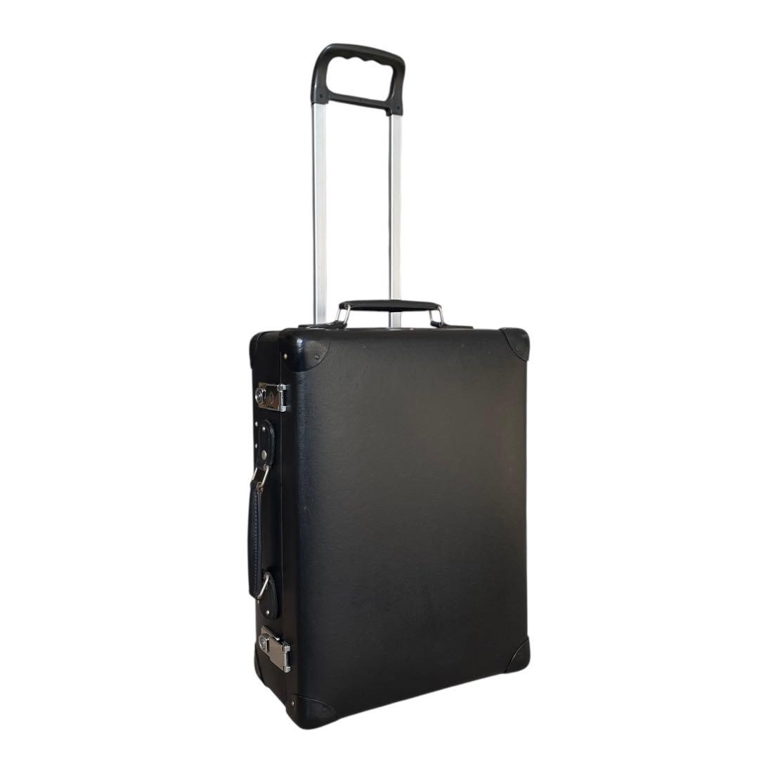 《超美品》グローブトロッター スーツケース キャリーバッグ 2輪 ブラック 黒系