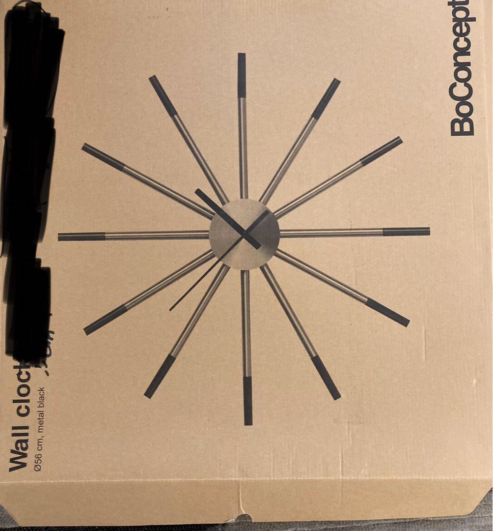 未使用美品【Bo Concept ￼】￼ Watch me 壁掛け時計