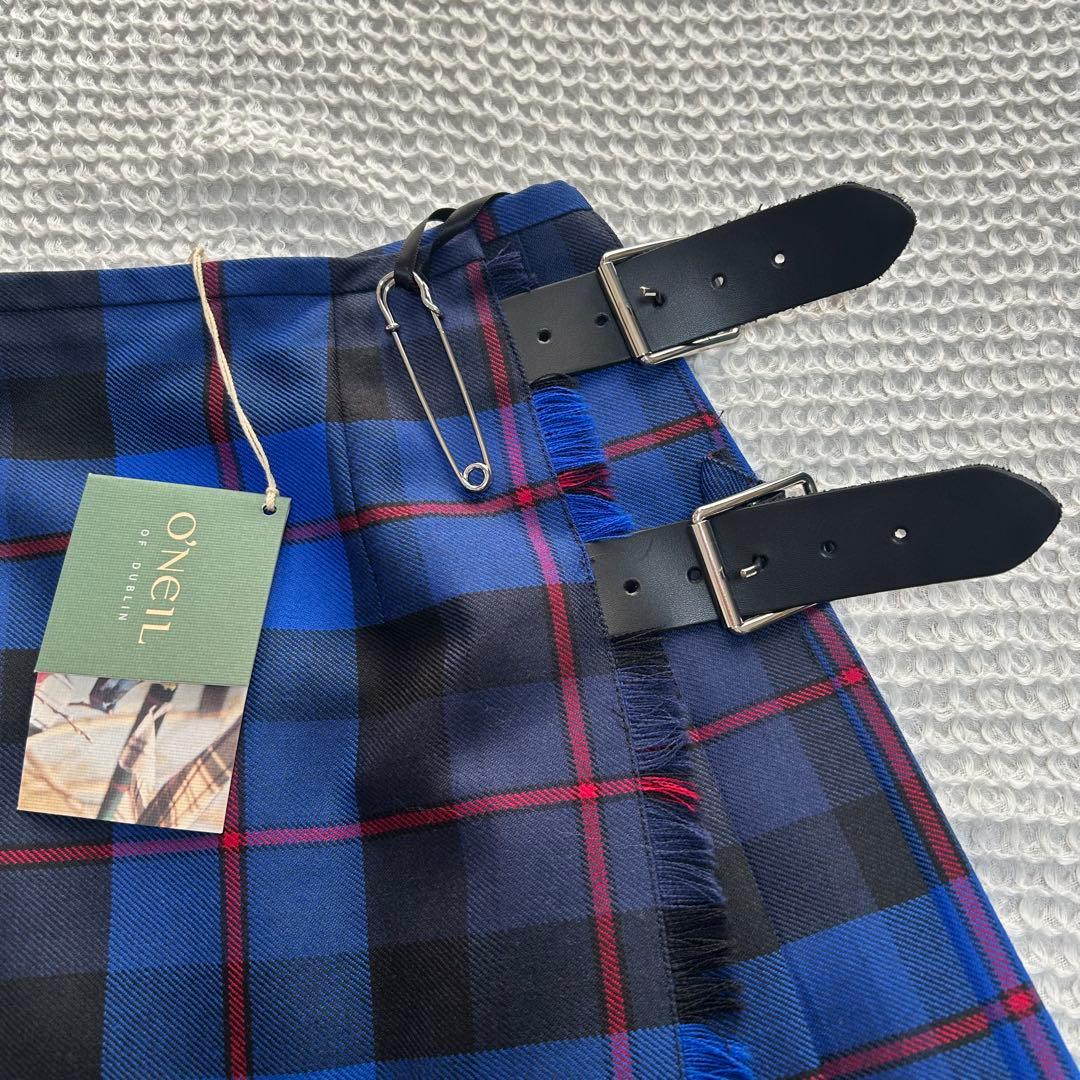 【タグ付き未使用】オニールオブダブリン プリーツ 巻き スカート サイズ10