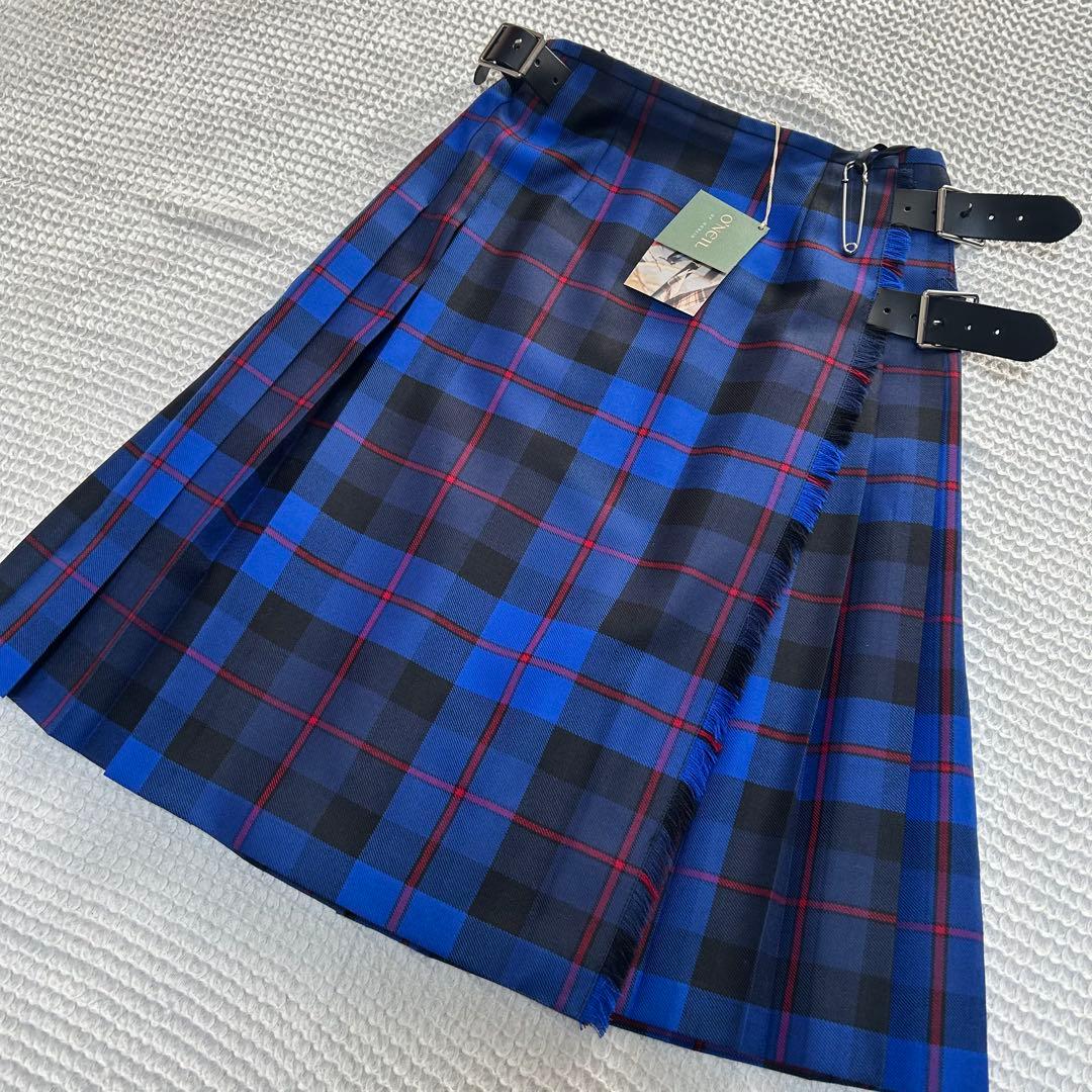 【タグ付き未使用】オニールオブダブリン プリーツ 巻き スカート サイズ10
