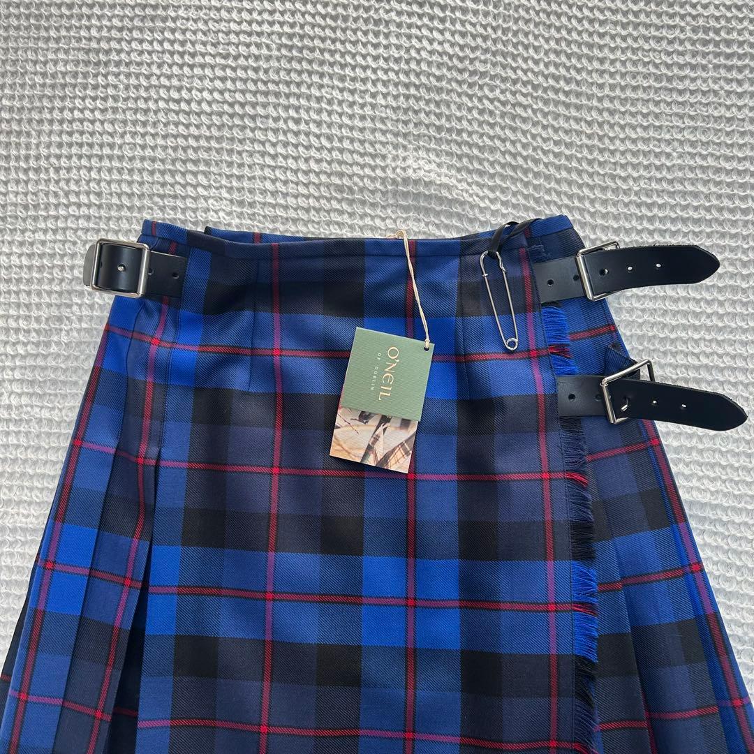 【タグ付き未使用】オニールオブダブリン プリーツ 巻き スカート サイズ10