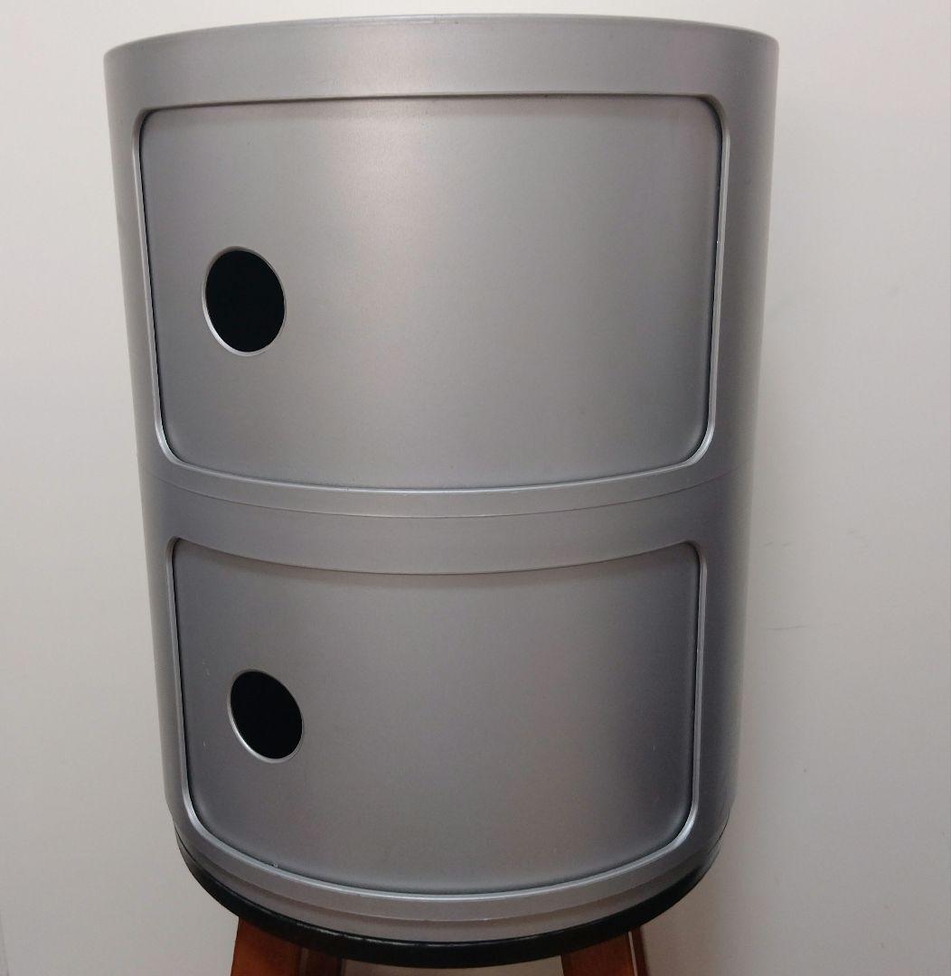 Kartell カルテル コンポニビリ シルバー 2段 本物