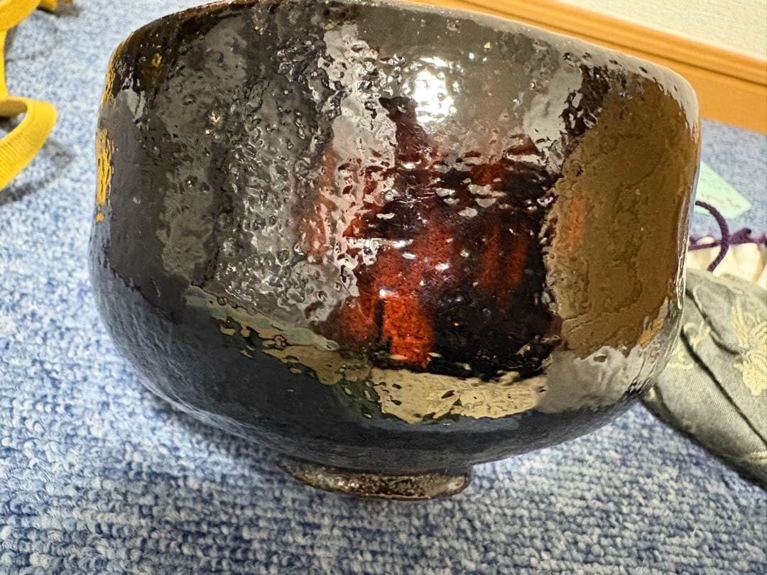 カ*カ様 玄々斎 6代大樋 黒茶碗 茶道具