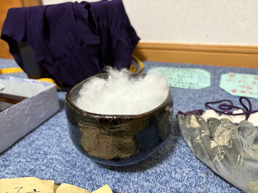 カ*カ様 玄々斎 6代大樋 黒茶碗 茶道具