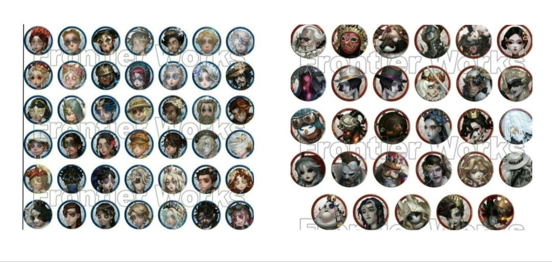 未開封】Identity V 真髄メモリアル第五人格サバイバー缶バッジ