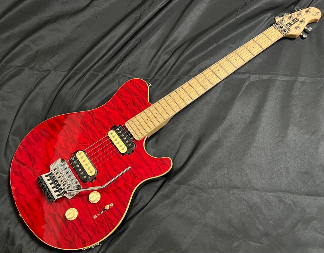 Sterling by MUSIC MAN S.U.B. AX4エレキギター Sterling by Music Man AX4 Sub Series Flame Grain Image Electric