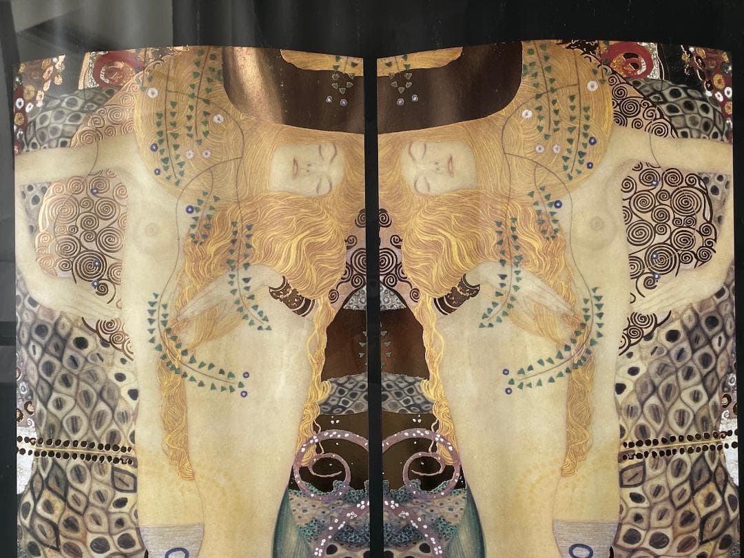 KLIMT クリムト 水蛇 大型 額装品 ポスター