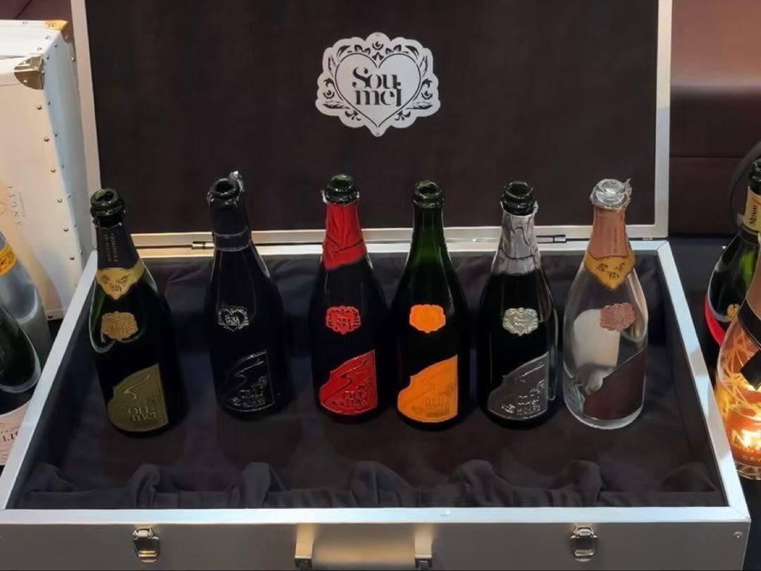 ソウメイ アタッシュケース 空瓶6本入