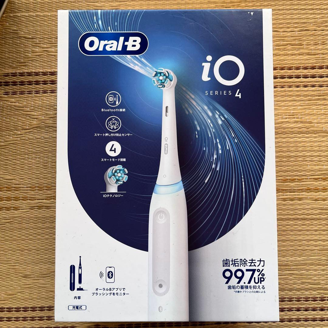 BRAUN Oral-B iO4 IOG41A61KWT 替えブラシ2本付き！ オーラルB
