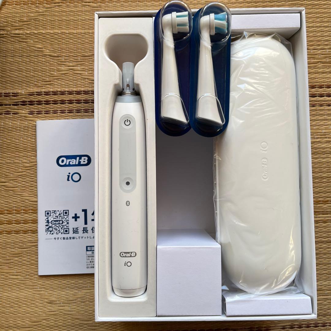BRAUN Oral-B iO4 IOG41A61KWT 替えブラシ2本付き！ オーラルB