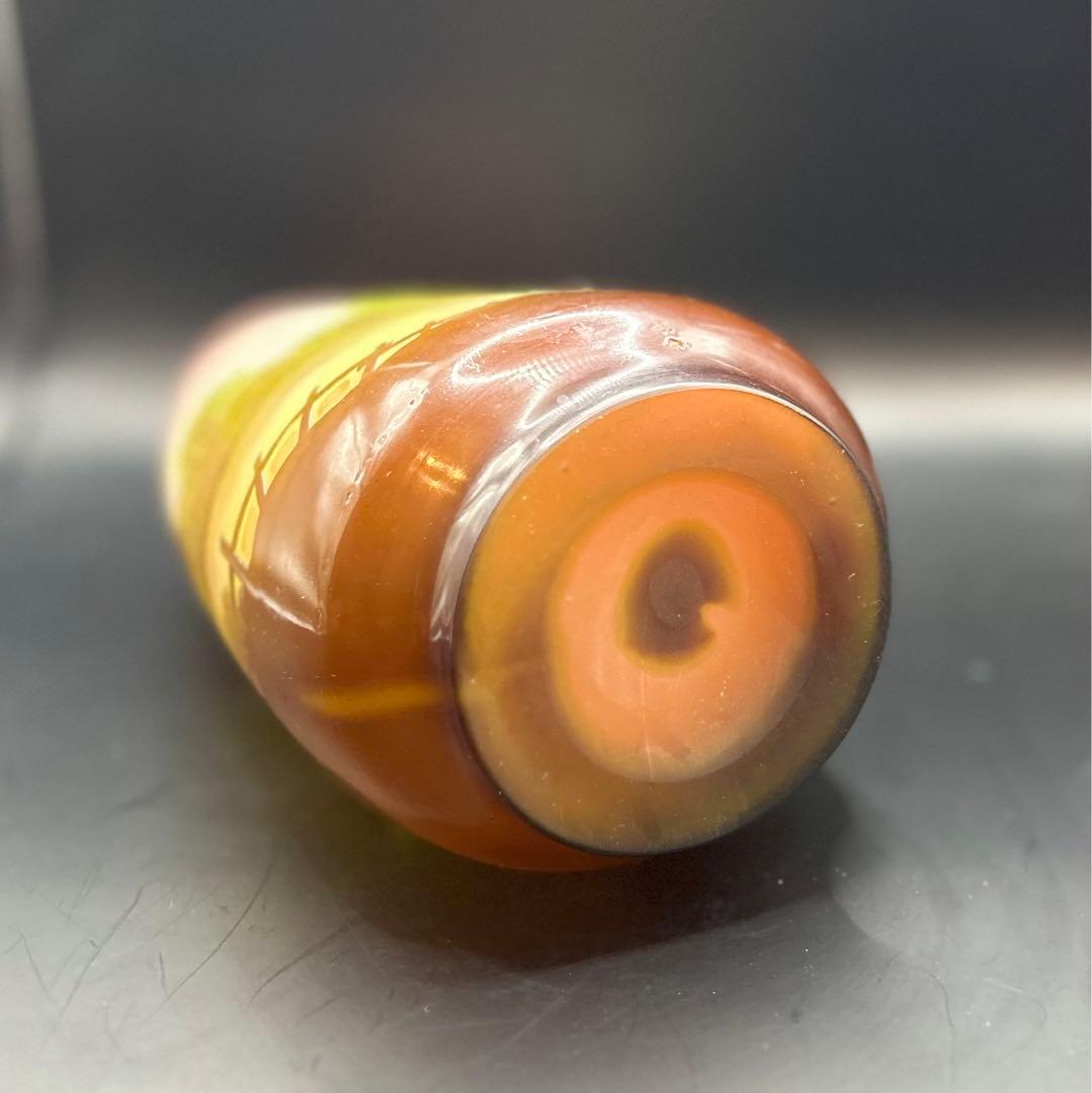 希少アンティーク】エミール・ガレ 花瓶 29cm 湖水風景 フラワーベース