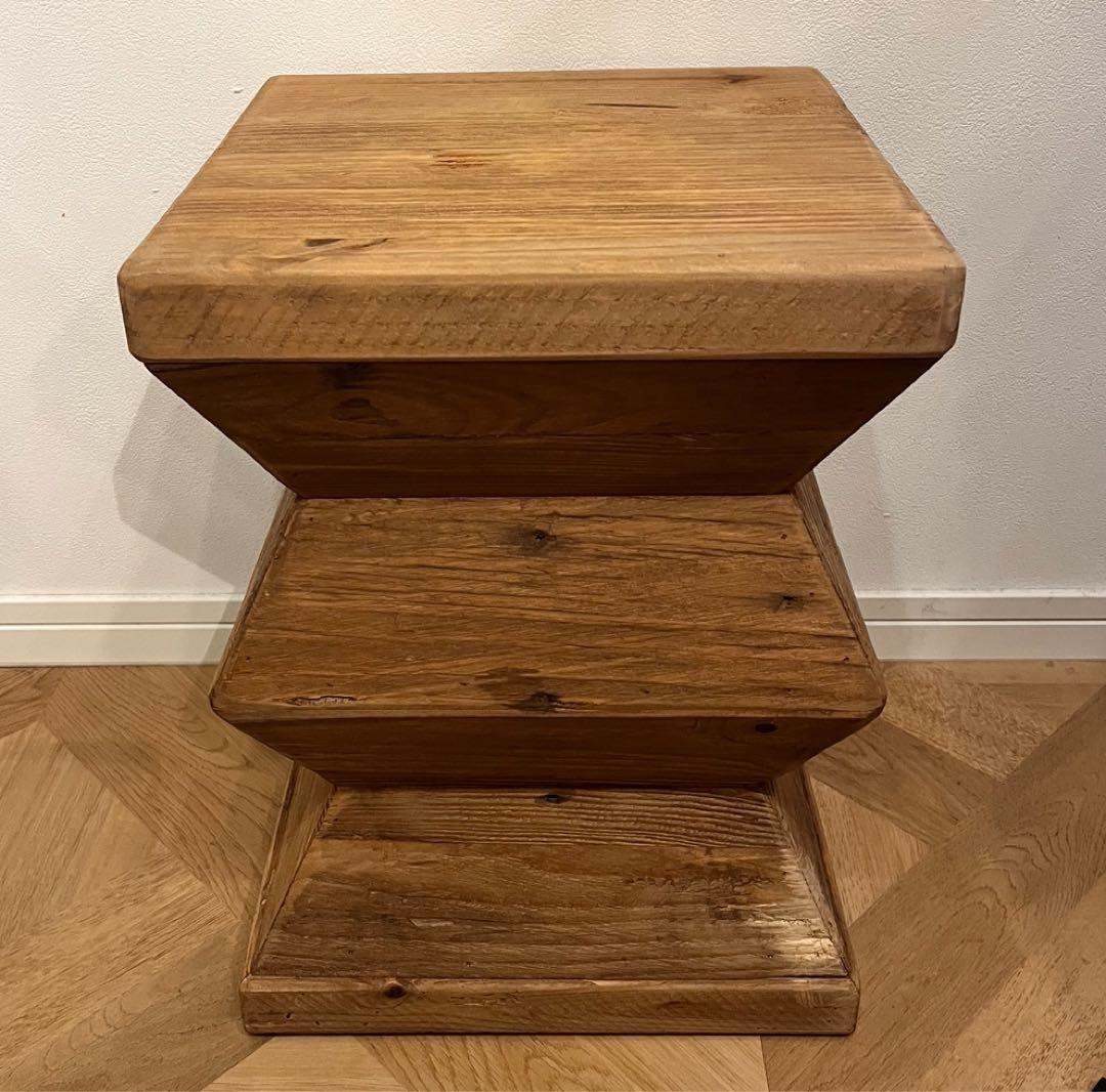 東谷　aztumaya 木製スツール ブラウン