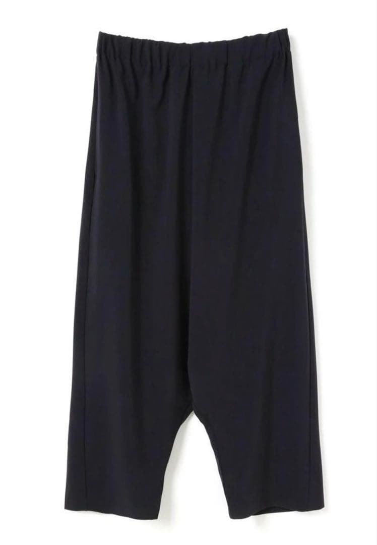 【美品】mizuiro ind ポリレーヨンイージーサルエルパンツ 2/ブラック