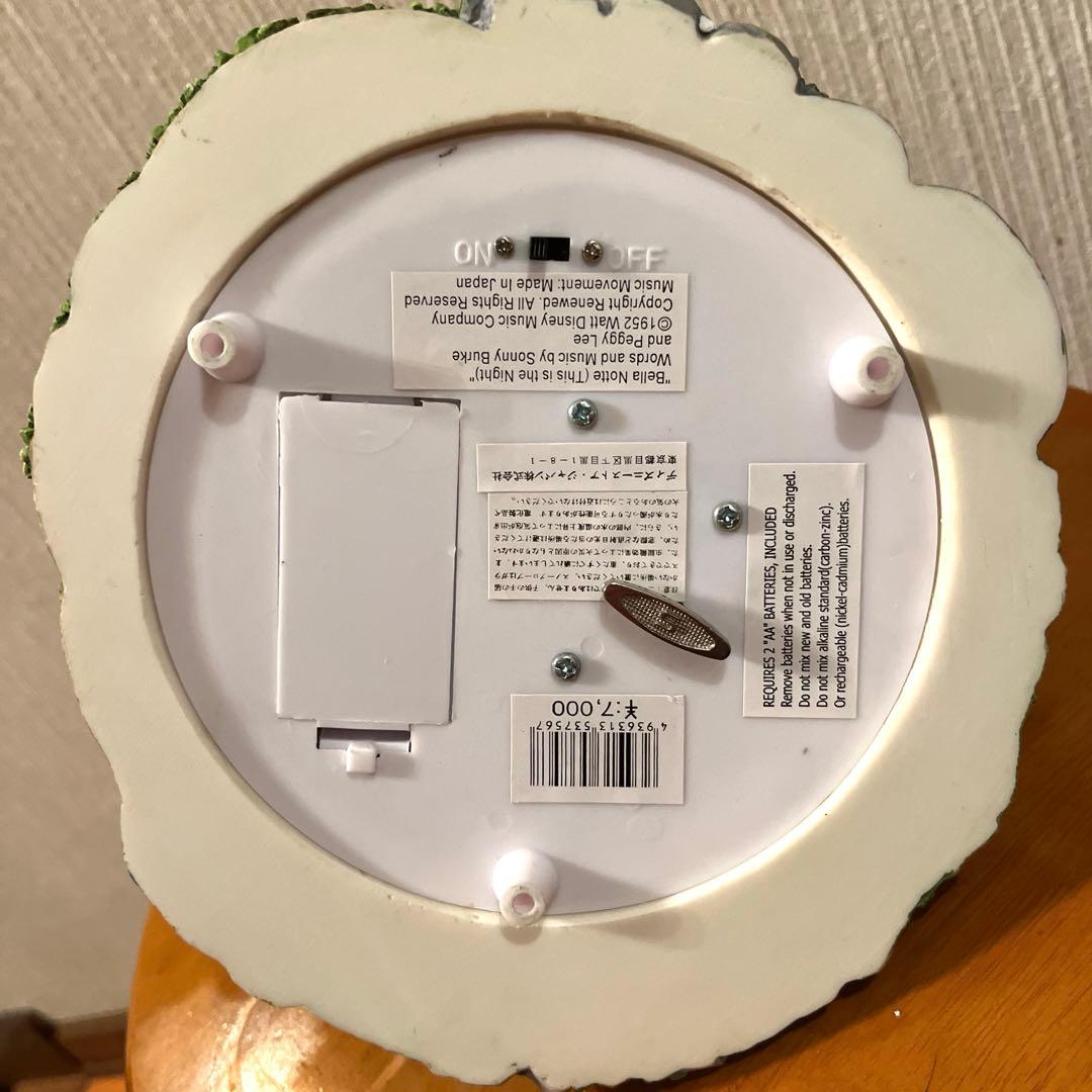 ディズニーストア わんわん物語Lady&Trumpスノーグローブ オルゴール