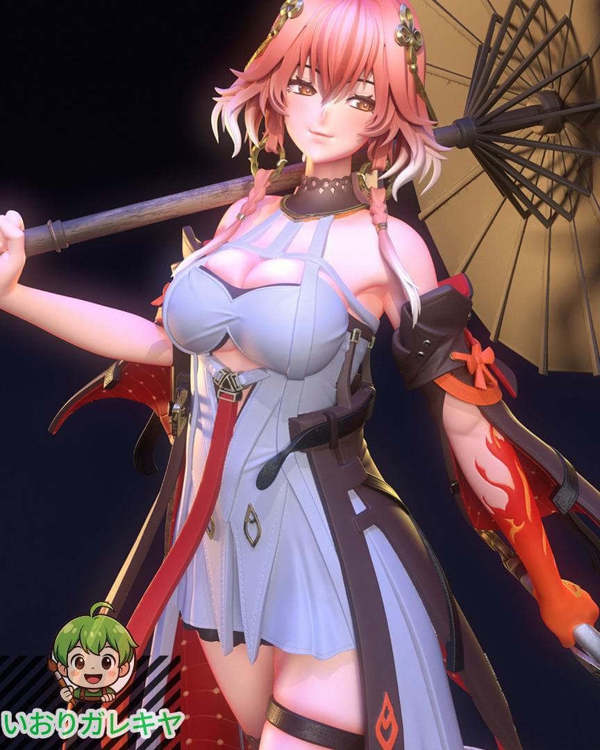 1/8　未塗装 未組立　フィギュア　ガレージキット　【 長離 チョウリ 鳴潮 】