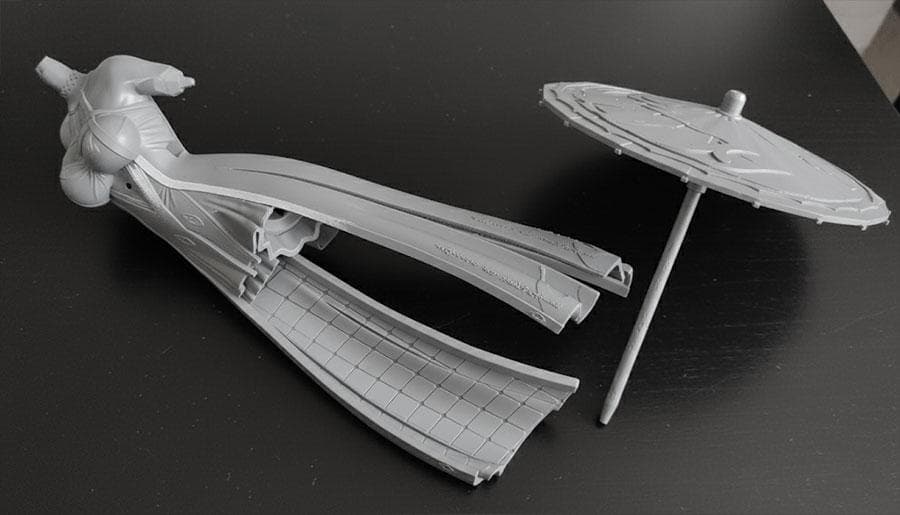 1/8　未塗装 未組立　フィギュア　ガレージキット　【 長離 チョウリ 鳴潮 】