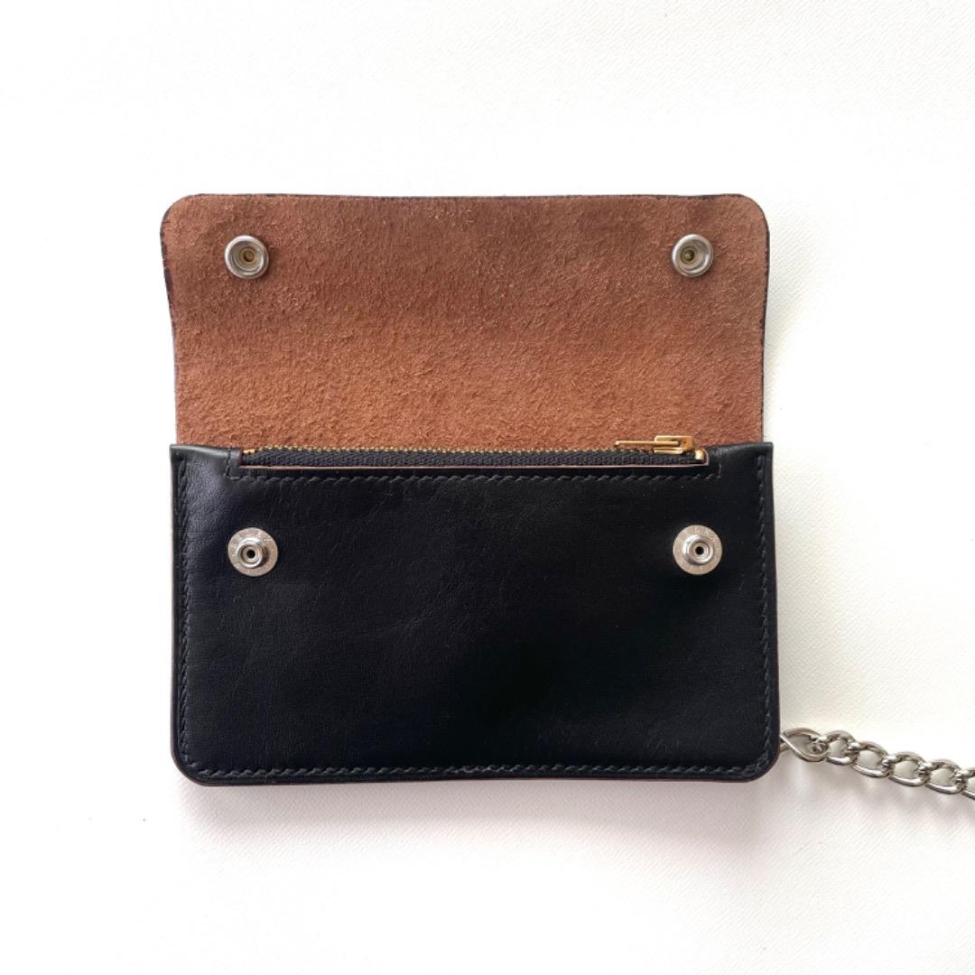 ご注文品　ミドルトラッカーウォレット　ロウ付けチェーン　ヴィンテージタロン