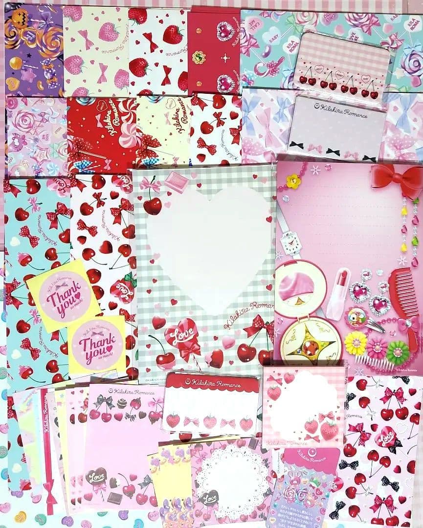 キラキラロマンス　まとめ売り　デザインペーパー　メモ　作家　国内 おすそ分け ⑤ メモ 作家様 キラキラロマンス b - メルカリ