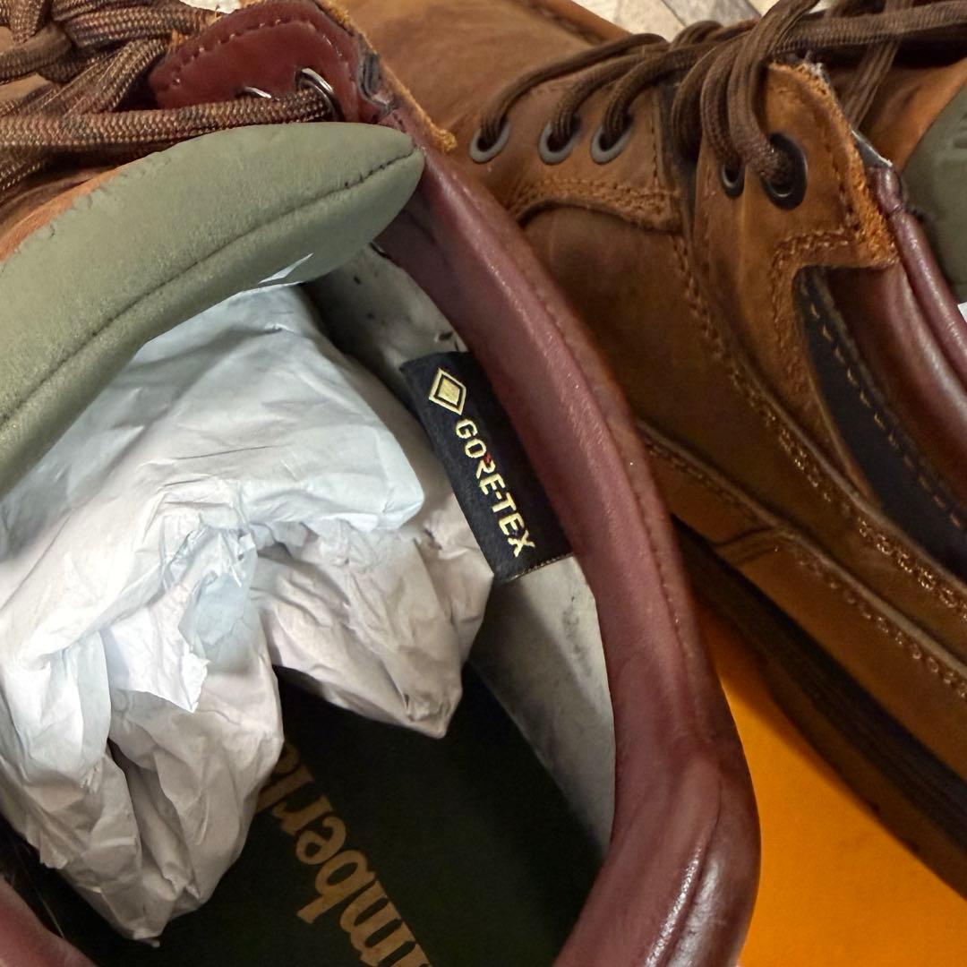 timberland moc toe gtx brown ブラウン
