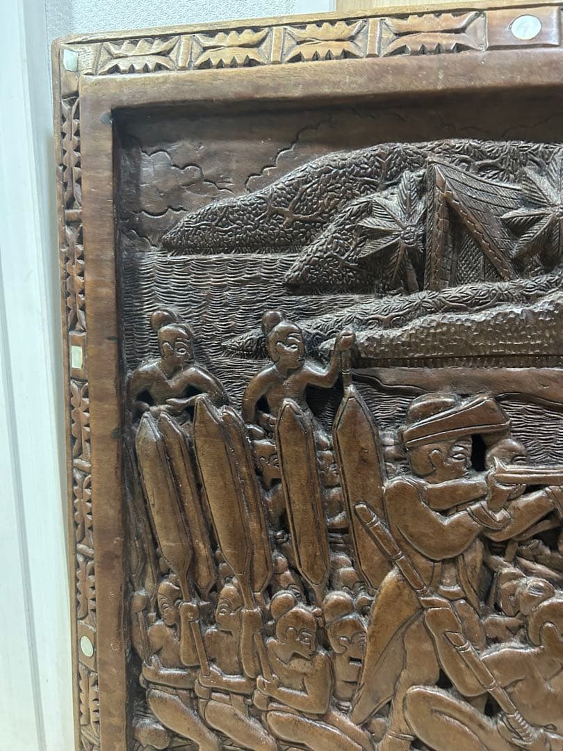 ストーリーボード パラオ国立美術館購入 木彫り