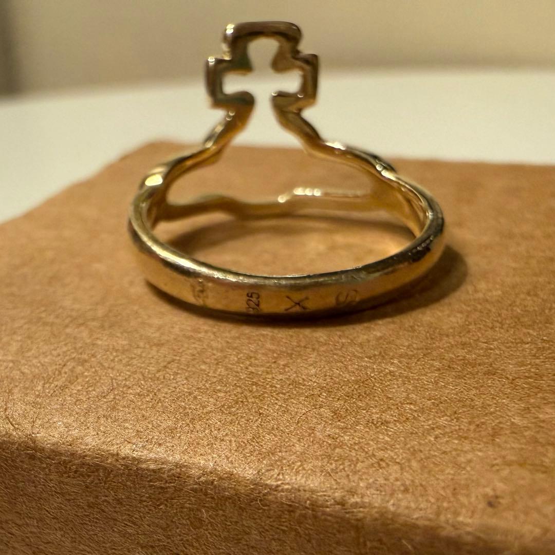 ヴィヴィアンウエストウッド　オーブ　シルエットリング　ゴールド　XSサイズ9号