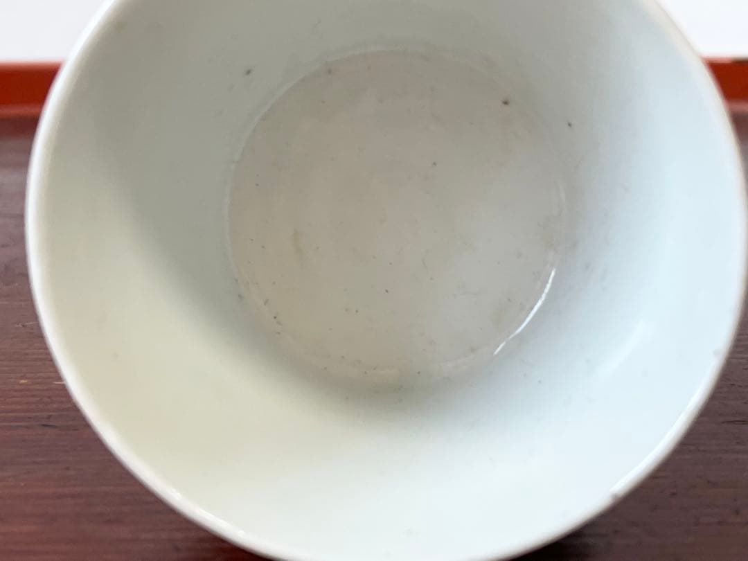 骨董 アンティーク 白磁 蕎麦猪口 小ぶり 古伊万里 カップ 酒器 直し
