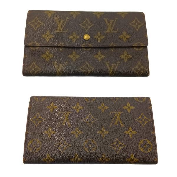 ルイヴィトン モノグラム インターナショナル 三つ折り 長財布 0065
