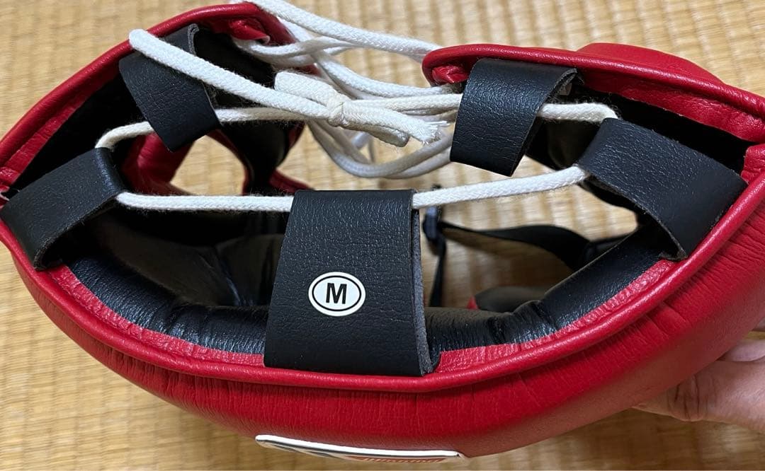 winning ウイニング ボクシング ヘッドギア赤 M~·1