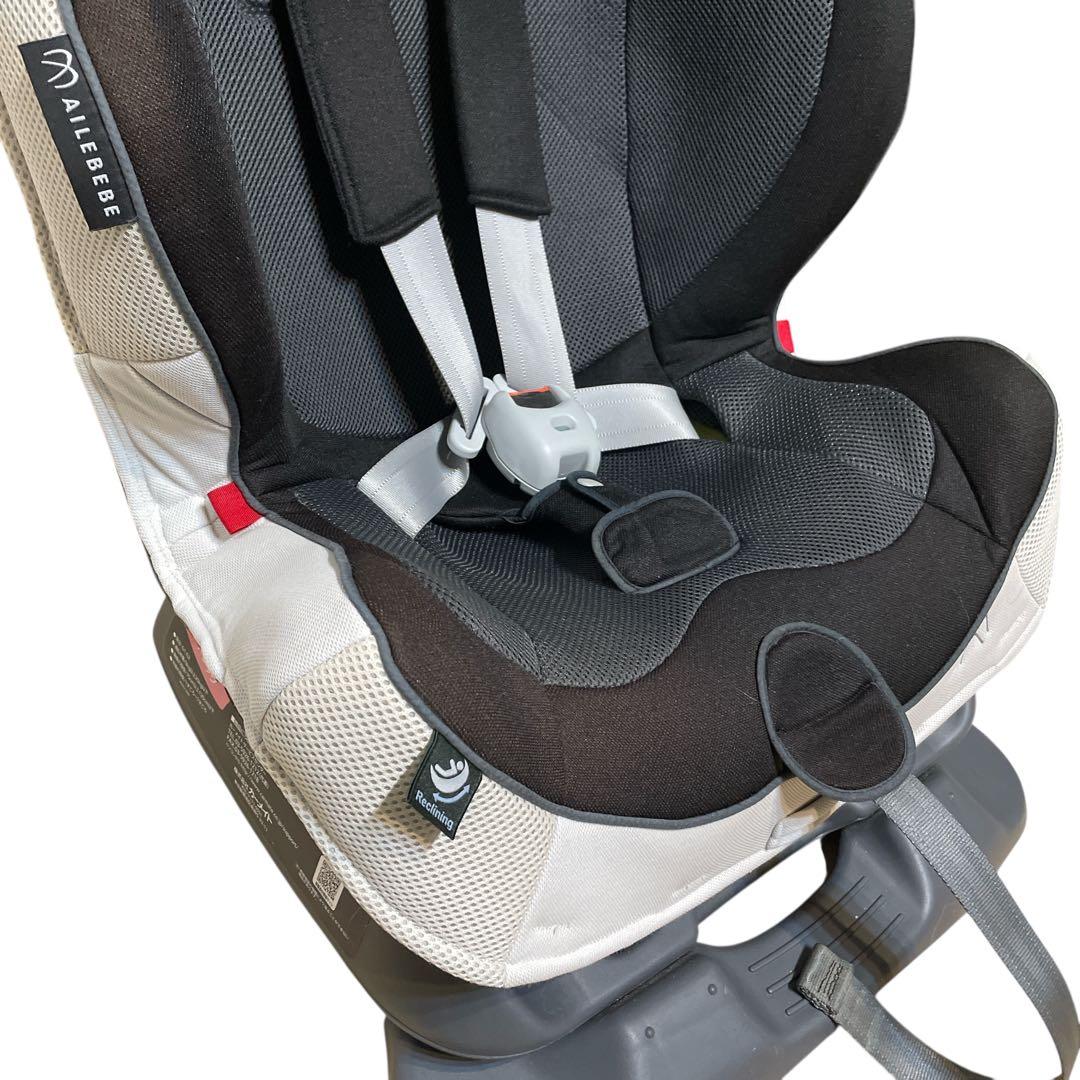 エールべべ　スイングムーンプレミアム　モノブラック　ALC460 ジュニアシート