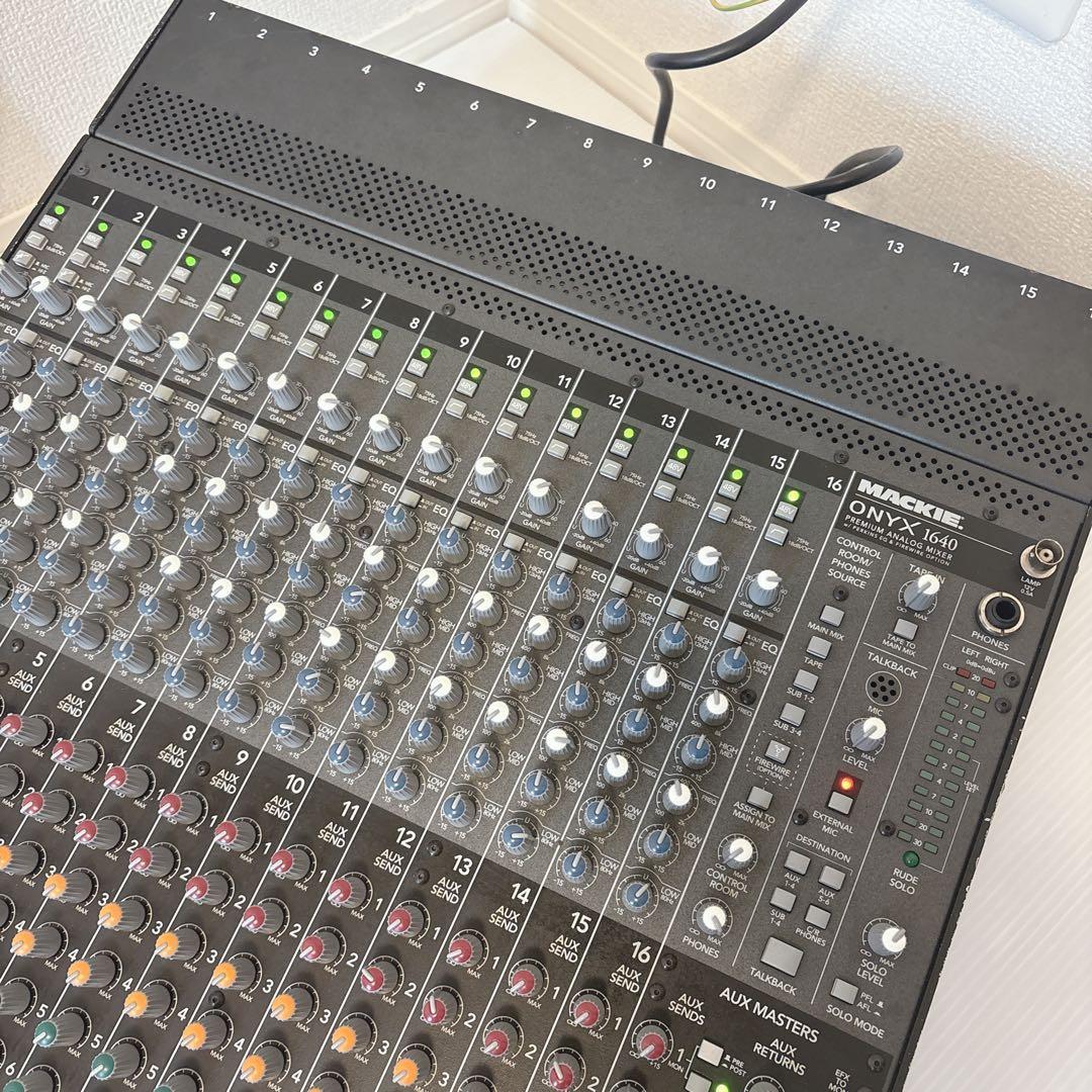 【希少】 MACKIE アナログミキサー ONYX 1640 16チャンネル
