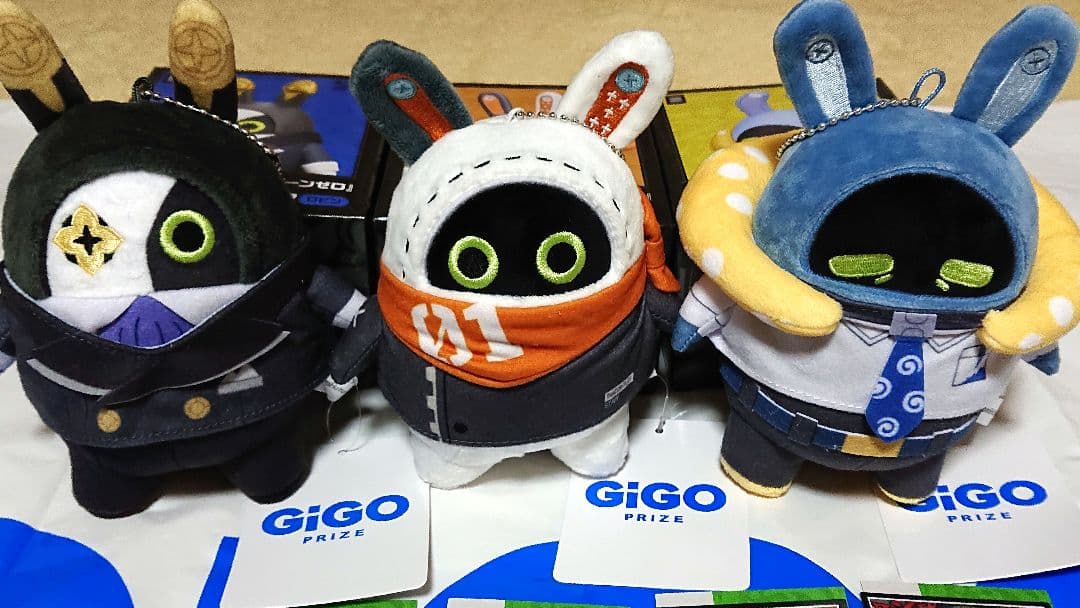 GIGO限定 ゼンゼロ ボンプ デスクトップフィギュア ぬいぐるみ コンプ