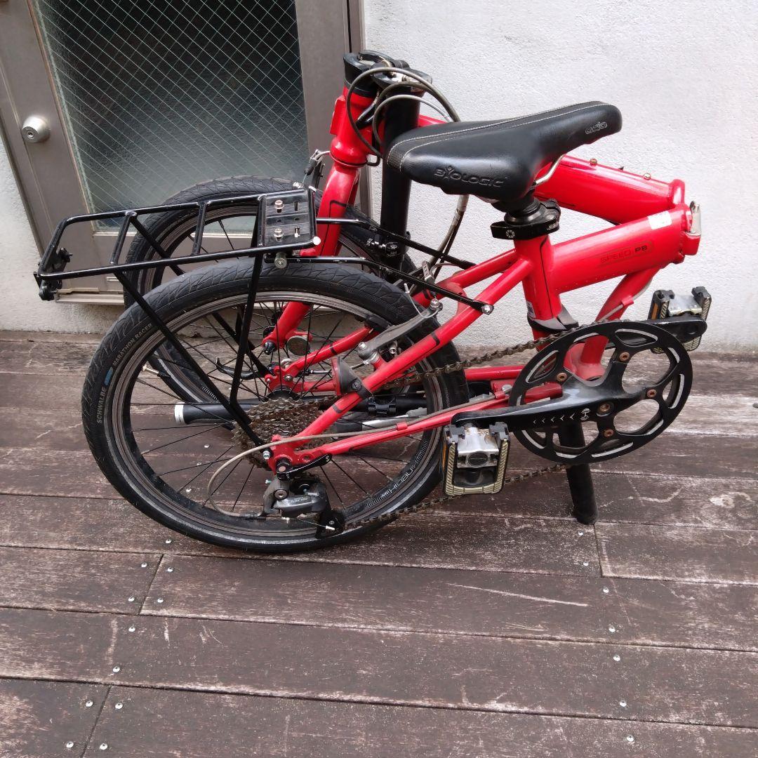 折りたたみ自転車 DAHON speed P8 レッド