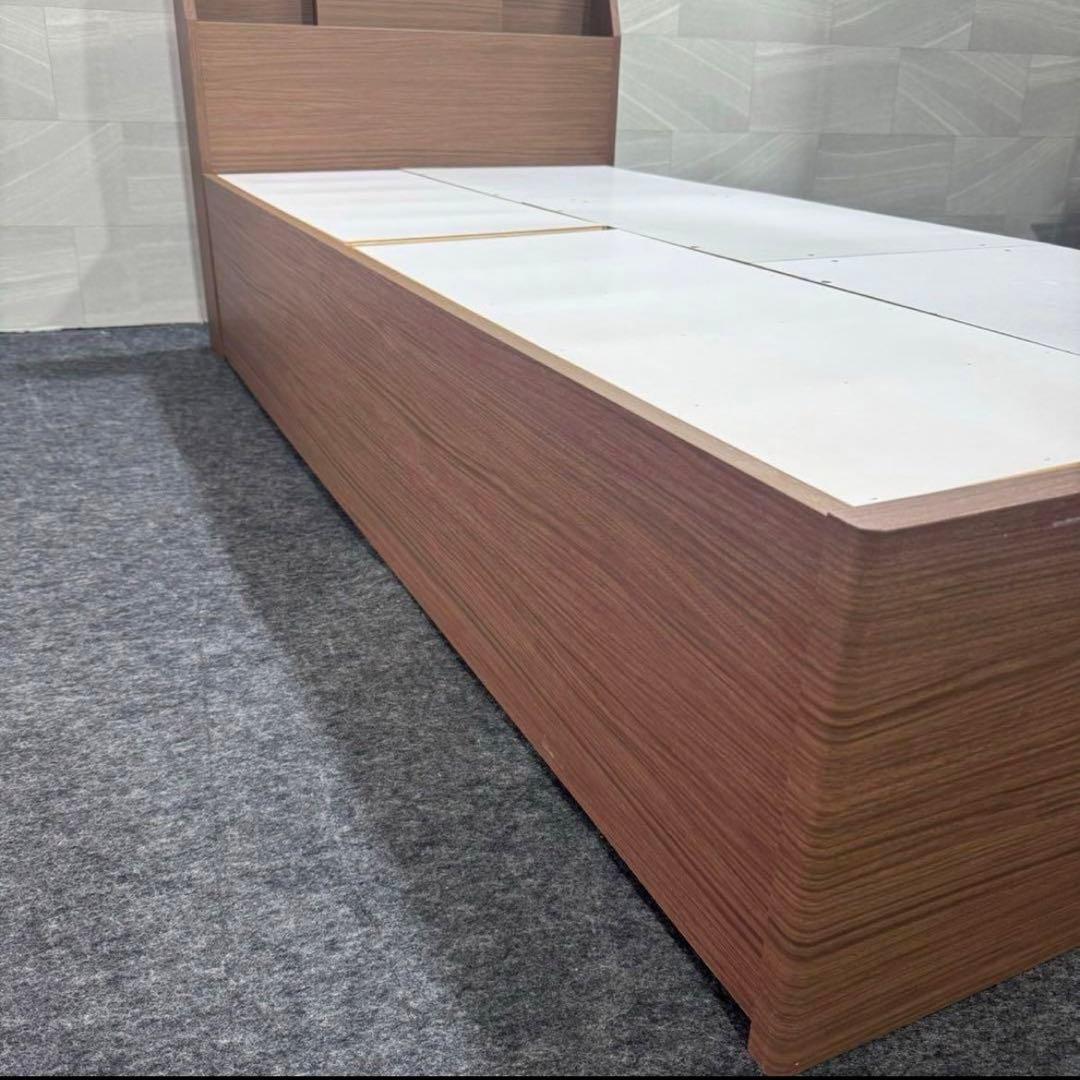 ニトリ ベッドフレーム アザン 収納 チェスト コンセント シングル d4707