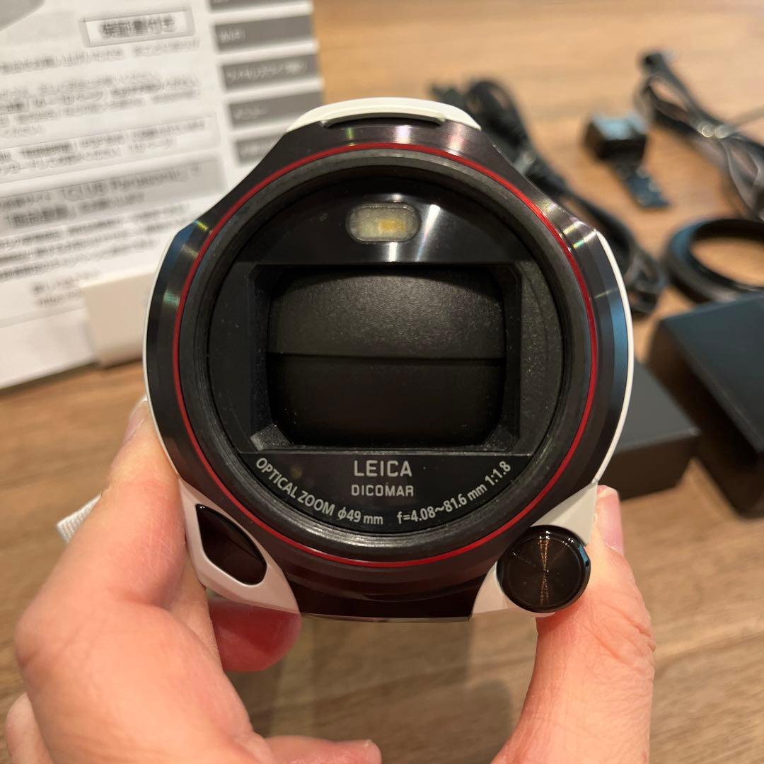 Panasonic 4Kビデオカメラ HC-VX992MS-W 白　ハンディカム