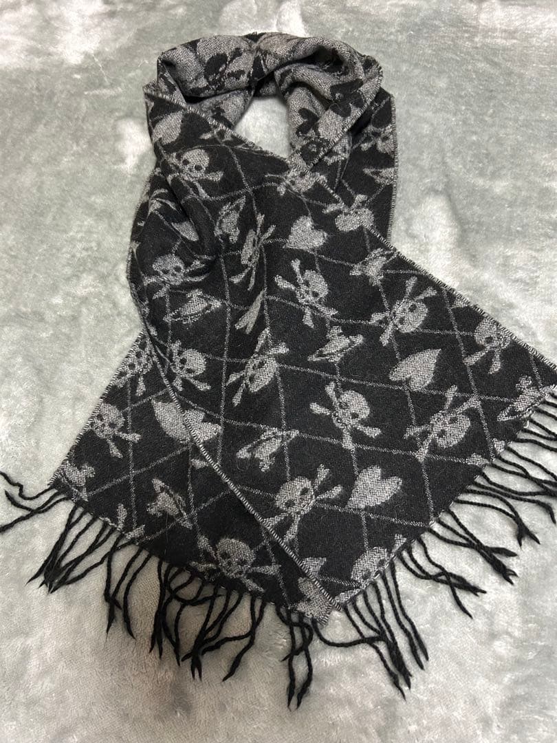 Vivienne westwood ヴィヴィアンウエストウッド マフラー ドクロ