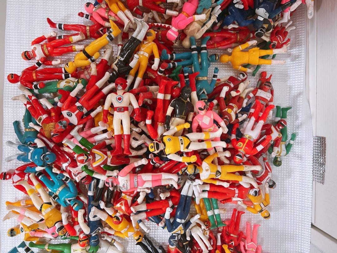 大量まとめてソフビ