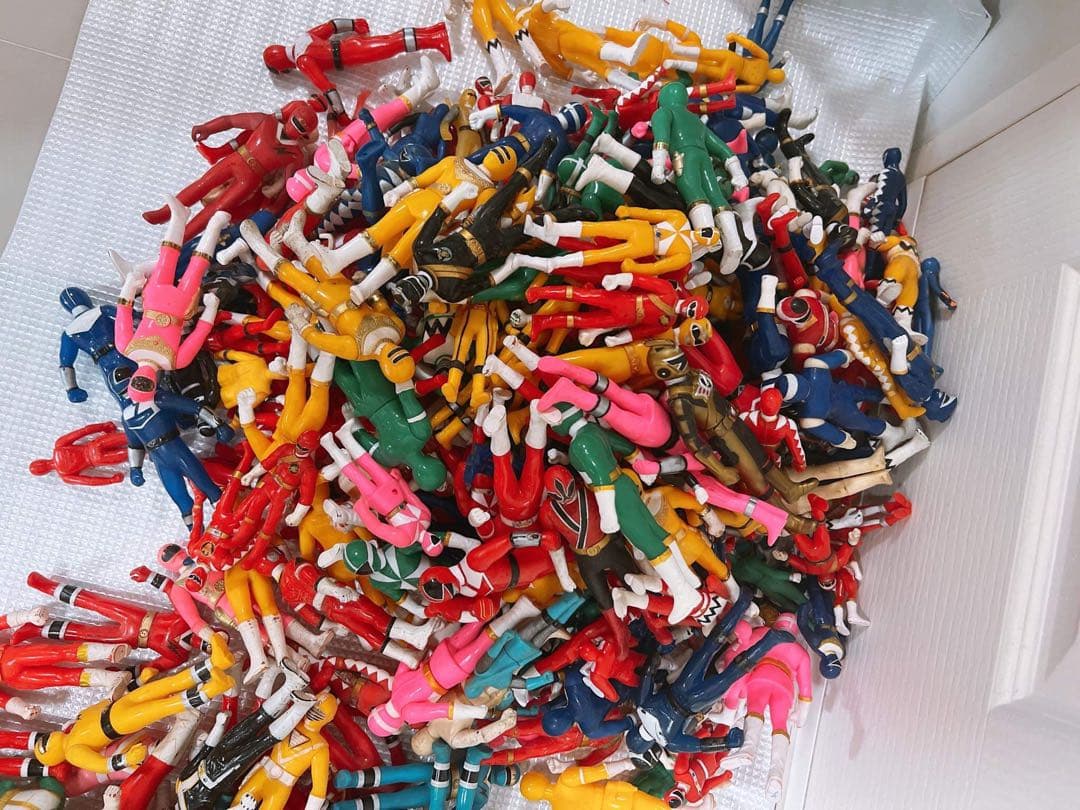 大量まとめてソフビ