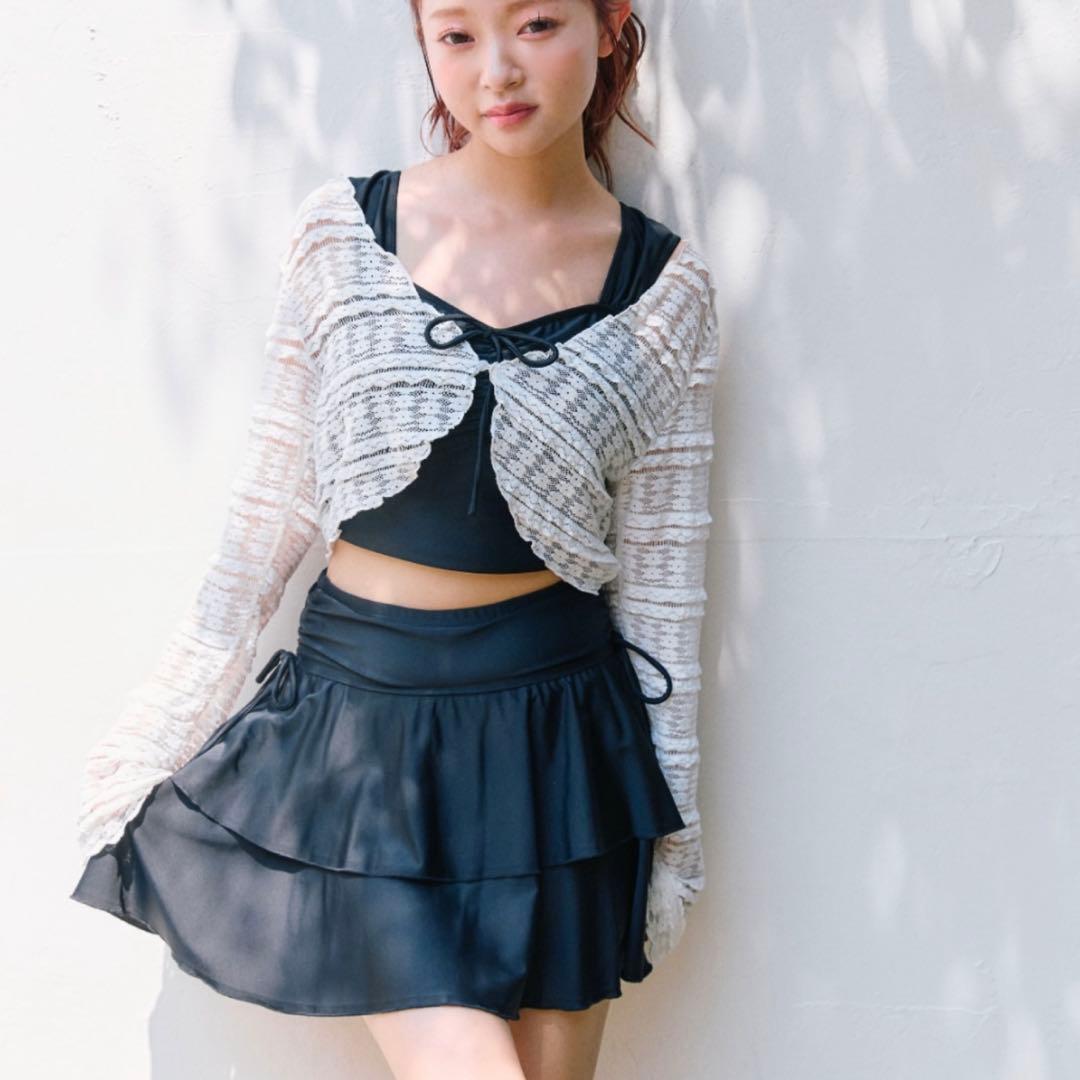 OLIVE des OLIVE レース羽織付リボンswim wear