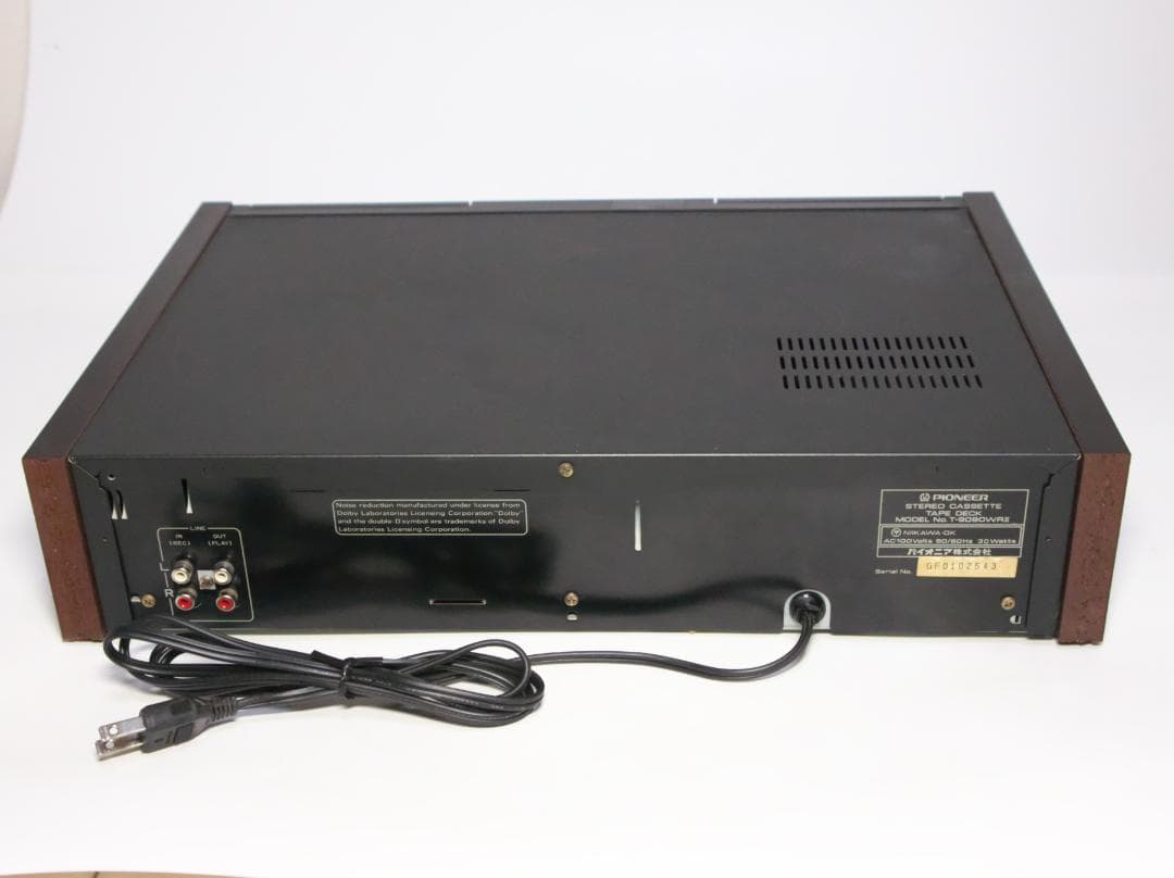 PIONEER T-9090WRⅡ ツイン録再リバースWカセットデッキ