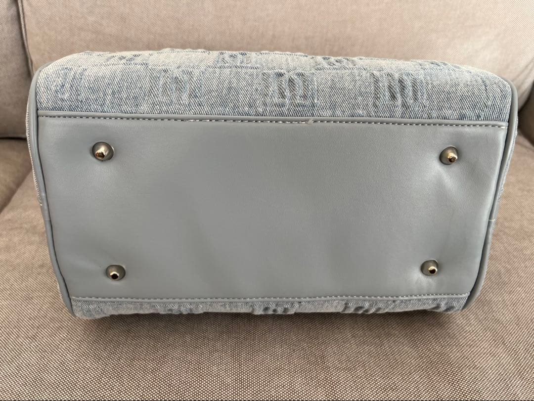 Darich ダーリッチ　デニム　ボストンバッグ　ノベルティ　ショルダーチェーン