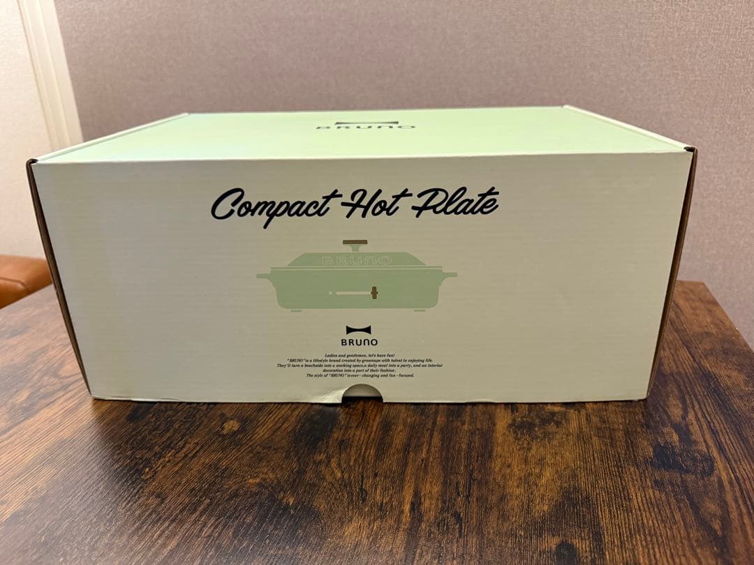 BRUNO コンパクトホットプレート ミントグリーン たこ焼プレート　未使用開封