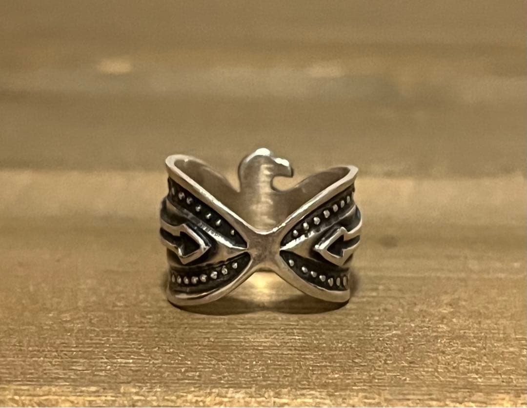 ダレルキャドマン サンダーバードリング インディアンジュエリーnavajo