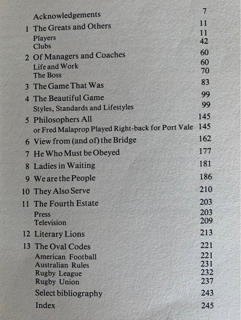 入手不可能！フットボール迷言集 1984年第一版初版本 英国でも入手不