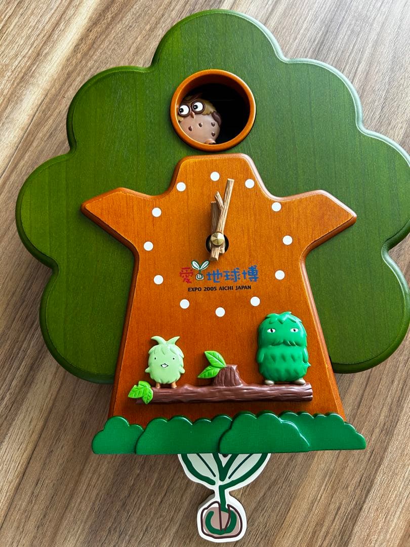 【新品　未使用】愛知　万博　壁掛　時計　モリゾー　キッコロ　モリコロ　グッズ