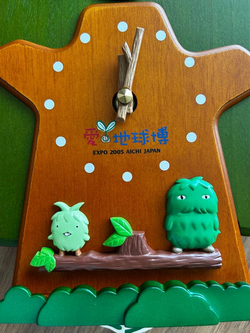 【新品　未使用】愛知　万博　壁掛　時計　モリゾー　キッコロ　モリコロ　グッズ