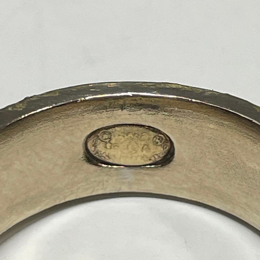 ぽ*う様 CHANEL トリプルココマーク　ロゴ メタルリング